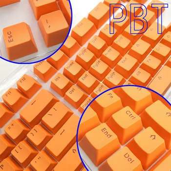 PBT Keycaps Za Mini Mehansko Tipkovnico, ki bo Ustrezala Za 61/64/68/71/82/84 Postavitev Tipkovnice S Preglednimi RGB Črke