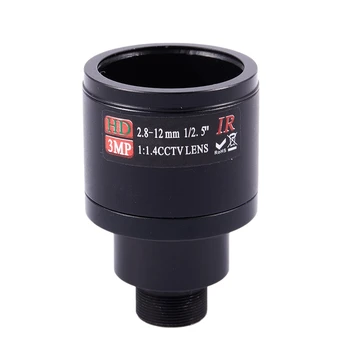 JABS HD CCTV Objektiv 3.0 MP M12 2.8-12Mm Varifocal Cctv IR HD Objektiv,F1.4,Ročno Ostrenje Povečava
