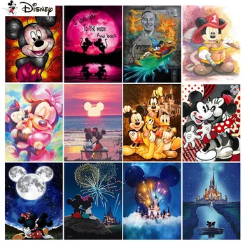 Strip Disney Mickey Mouse Wall Art Platno Slikarstvo Nordijska Plakatov in Fotografij Stenske Slike za Dnevna Soba Dekor