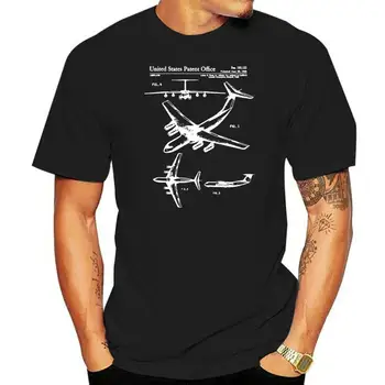 Lockheed C-141 Letalo Patent T-Shirt - Patent Majica Star Patent Letalstva t-shirt Letenje t-shirt Pilotni Darilo Letalo