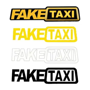 Ponaredek Taxi Avto Nalepke Univerzalno Vremenskimi vplivi PVC folije Smešno Nalepke Pet Odsevni Material Auto Notranjo Dekoracijo Opremo