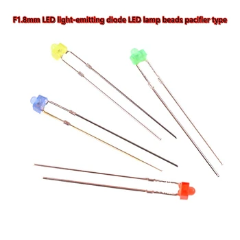 50pcs F1.8 mm LED-light-emitting diode LED žarnice kroglice cucla tip 1,8 mm