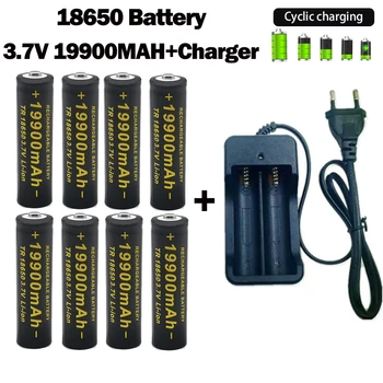 18650 Baterijo za ponovno Polnjenje Baterije 2023NewBest-prodajo 3.7V19900mAh+Polnilnik Zmogljivosti Li-ionBattery ForScrewdriver Daljinski upravljalnik