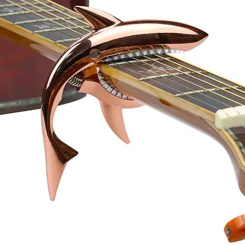 Kitara Shark Capo Cinkove Zlitine Nastavljiv Hitro Spremeni Posnetek Bas Kitara Most Kitara, Strunami Instrument, Dodatki
