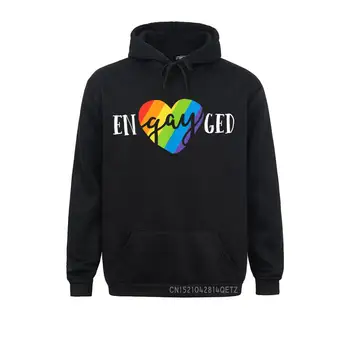 3D Tiskanih Engayged LGBT Ponos, ki se Ukvarjajo Gay Družico Poroko, Lezbijke, Mens Sweatshirts Poceni Dolg Rokav Hoodies Sportswears