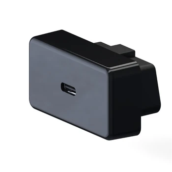 12/24V OBD LED Napetost Prikaz Polnjenja s kablom USB Port Telefona Polnilnik za Model 3 Y