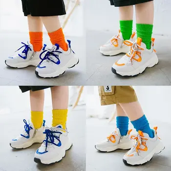 Nove otroške nogavice tovarne debelo bombaž Joker sladkarije barva bombažne nogavice za fante in dekleta.