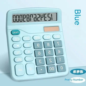 Sončne Candy Cute Kalkulator Mala Mini 12 Bitov Prenosni Študent Kalkulator za Office Računovodstvo
