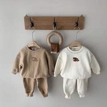 Baby Toddler Kompleti Oblačil za Dojenčka Baby Fantje Oblačila, ki Balon Majica+Hlače 2pcs Obleko Otroci Kopalke 2022 Pomlad Obleko