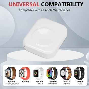 5V/1A Brezžični Magnetni Polnilec za Apple Watch Ultra 49 mm Pametno Gledati Tip-C Polnilnik Dock Adapter Smartwatch Dodatki