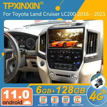 Za Toyota Land Cruiser LC200 2016 - 2021 Android 2Din avtoradio Stereo Sprejemnik Autoradio Multimedijski Predvajalnik, GPS Navi Vodja Enote