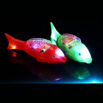 5 Kos/veliko LED Swing Ribe Svetlobo Žareče pisane utripa svetilke kot Dan Otrok fant je fantje, igrače, darila za stranke odlikovanja