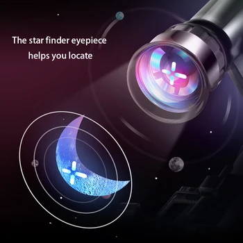 Prenosni HD Strokovno Astronomski Teleskop Nastavite Prostem Stargazing Oko Študentov Izobraževalne Znanost Eksperiment Uporabo