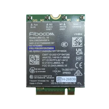 NOVO Fibocom L860-GL-16 5W10V25833 Cat16 modul za Thinkpad X1 Carbon 10. X1 Joga 7. P16 X1 Nano T14 T16 X13 P14 Gen prenosnik