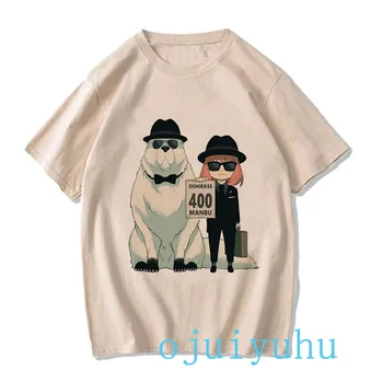 Japonski Anime T-shirt Vohun X Družina EU Velikost Majica Kawaii Risanka Anya Tshirt Harajuku Tee Vrh Grafični T Shirt Ulične Hip Hop