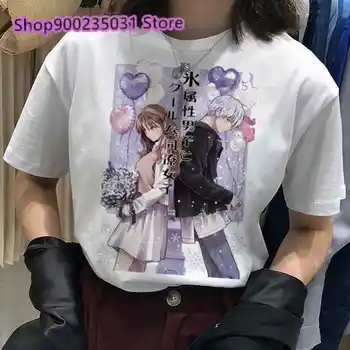 Ice Fant in Njegov Kul Ženska Kolega O-vratu T-shirt Kratek sleeved Moda Prevelik Ženske T-shirt Anime Kawaii Tee majica
