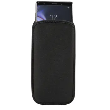 Neoprenske pokrovček za Samsung Galaxy M02 (2021) nepremočljiva nogavic, Extrafine in šok patron-Črna
