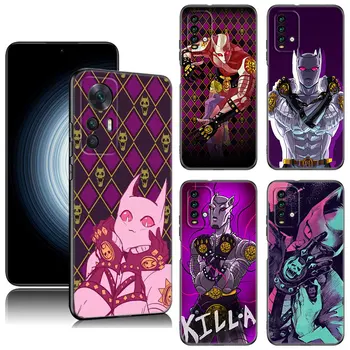 Anime JoJo Killer Queen Črn Telefon Primeru Za Xiaomi Redmi 7A 8A 9A 10A 11A 9C 10C 12C, 13C 11 Prime A1 A2 Plus 12 4G Upoštevajte, 9T 12R