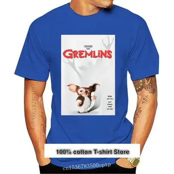 Gremlins-Camiseta con kartela de película par hombre, Retro, a rayas, clásico, Vintage, DVD, 80