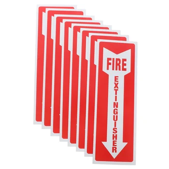 8 Kos gasilni Aparat Nalepke Samolepilni Znak, Simbole za Varnostne Nalepke Nalepke Nalepke V
