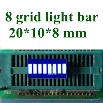 20PCS LED Bar Zaslon 8 Segment MODRA Niz Številk, LED Znaki Zaslona Grafu Segment LED