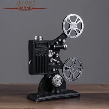 Staygold Retro Filmski Projektor Model Kino Streljanje Dekoracijo Smolo Obrti Nostalgično Rekvizitov, Dnevna Soba Dekoracijo