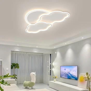 Minimalističen Oblak Soba Lestenci, Spalnica, otroška Soba, Zaščito za Oči, Svetilka Moderne Kreativne Osebnosti Balkon Stropne Luči