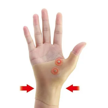 Magnetna Terapija Za Zapestje Roke, Palec Podporo Rokavice Silikonski Gel Artritis Tlak Korektor Masaža Lajšanje Bolečin Rokavice Vroče Prodaje