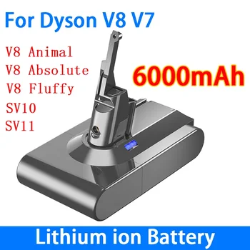 Novo za Dyson V7 V8 Za 21,6 V 6000mAh Litijevo Baterijo,za Dyson V8 SV10 V7 SV11 Ročni sesalnik Zamenjava Baterije