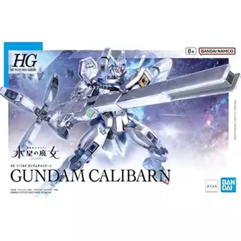 Bandai Hg 1/144 Anime Mobile Suit Gundam: Čarovnica Iz Srebra Gundam Calibarn Ver. Pvc Figuric Model Sestavljeni Igrače