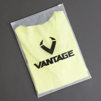 Oblikovanje po meri EVA PVC Zip Vrečke Jasno Poli Vrečke Z Logotipom in Mat Bela Pakiranje Oblačil Zip Lock Plastične Vrečke