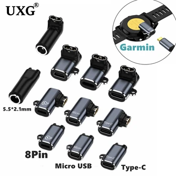 Tip C/IOS/Micro USB Adapter za Polnilnik Za Garmin Fenix 7/7S/7X/6/6S/6X/5/5S/5X/Venu2 Plus/Vivoactive 3 4 Watch Polnilnik Pretvornik