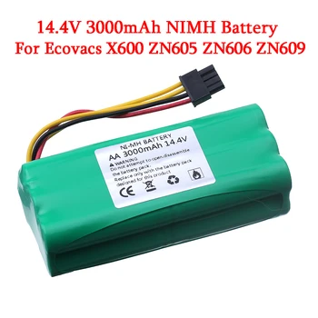 14,4 V baterijo Za Ecovacs Deebot Deepoo X600 ZN605 ZN606 ZN609 Midea VCR01 VCR12 R1-L083B R1-L081A sesalnik Baterije Deli