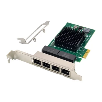 BCM5719 Network Adapter PCI-E X1 4 Port Gigabitno mrežno Kartico Ethernet Server Adapter PCI-E Omrežja Sim Adapter
