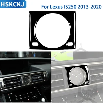 Za Lexus IS250 2013-2020 Dodatki Avto Črni Plastični Notranja Ura Dekorativni Okvir Trim Nalepka