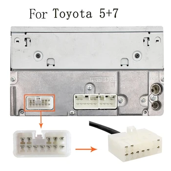 CD 3.5 mm AUX Adapter WMA Dekoder 12V DC AUX Vhod Audio 3,5 mm Avto Music Interface Adapter Za Za Toyota Camry