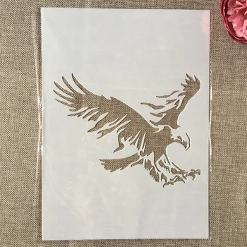 A4 29 cm Orel Plen Ptica DIY Layering Matrice Stensko Slikarstvo Album Kolorit Reliefi Album Dekorativni Predlogo