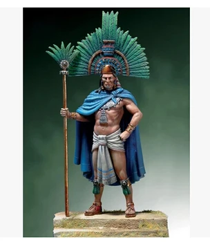 Moctezuma II,1520 54 mm 1/32 Smolo Modeli najboljše kakovosti smolo kompleti