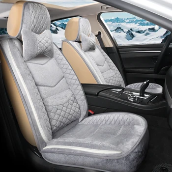 Univerzalni Zimske Avtomobilske Sedežne Prevleke Za Fiat Grande Punto Toro Bravo Seat Leon Ibiza Arona Audi A3 8P A7 Sportback Auto Accsesories