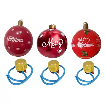 Božič Napihljiva Žoga Božič Žogo Velikan Napihljivi 50 cm Ornament, Božični Okraski za Stranke Teras Počitnice Travnik Zunaj